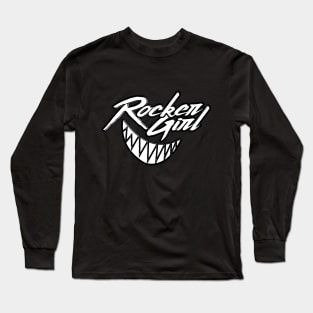 Rocker Girl Drummer Long Sleeve T-Shirt